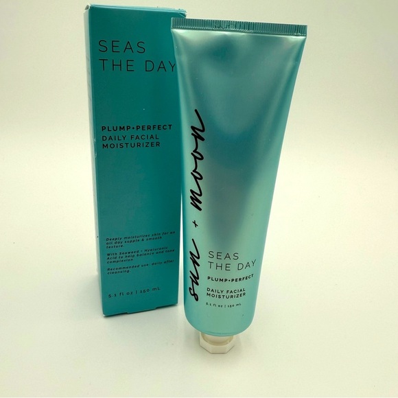 Sun + Moon Seas The Day Plump Perfect Daily Facial Moisturizer 5.1 FL OZ NEW - Picture 1 of 4